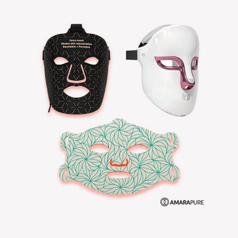 Roodlicht LED-masker - AmaraPure