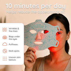 AmaraPure™ Rood licht masker + nek AP147 - AmaraPure