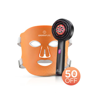 Coup de pouce beauté à la lumière rouge