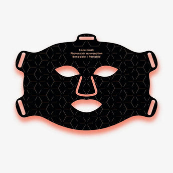 AmaraPure™ Rood licht masker + nek AP147 Zwart - AmaraPure