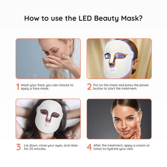 AmaraPure™ Rood licht masker AP714 - AmaraPure